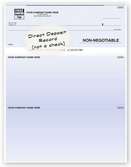 Laser Advice Of Deposit