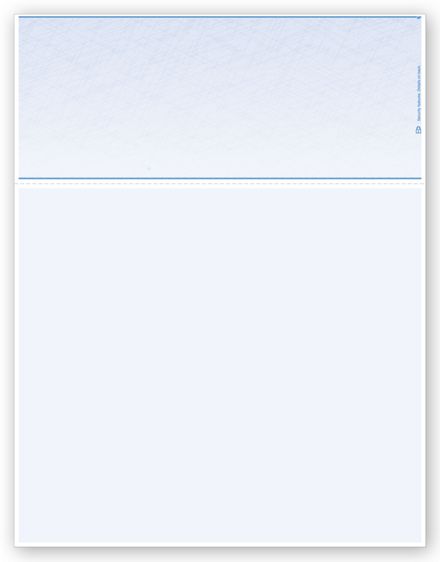 Laser Top Blank Check Stock, 7.5 Voucher