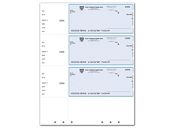 Laser Wallet Check, Unlined, Hole-Punched