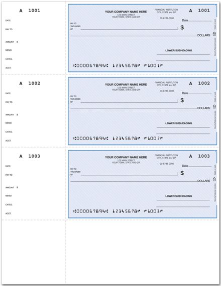 Laser Wallet Check, Lined