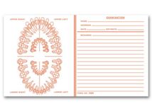 Dental Exam Record Slips, Unnumbered Teeth, 4 1/2 x 8