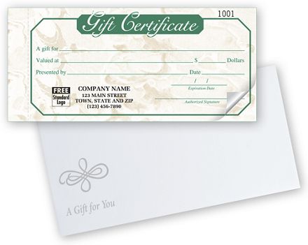 Ivory Marble Gift Certificate Snapsets