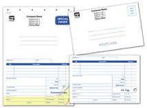 Sales Order w/Postcard 5 2/3 x 8 1/8