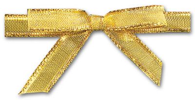 Holiday Card Accessories Gold Ribbons