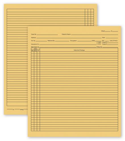 General Patient Exam Records,Folder Style