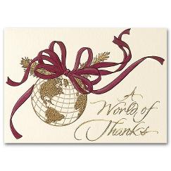 World of Thanks Holiday Card
