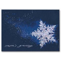 Celestial Snowflake Business Holiday Card