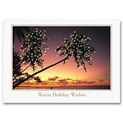 Palm Trees Holiday Card