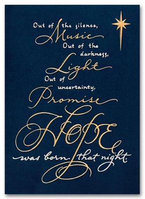 Religious Christmas Cards - Spiritual Hope H55953