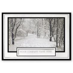 Business Holiday Cards - Snow Covered Serenity