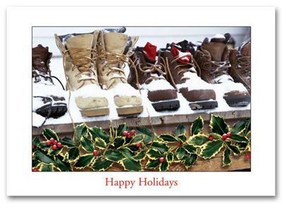 Snow Boots Holiday Card H57006