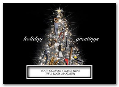 Business Christmas Cards - Tool Tree H59005