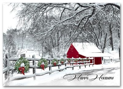Cozy In The Country Discount Christmas Card H59408