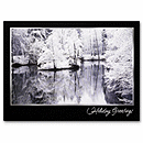 Lake Photo with Foil Holiday Card H59738