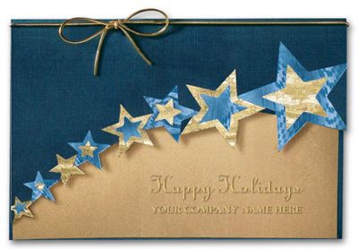 New Years Card -  Swanky Stars HH09004