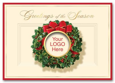 Wreath of Joy Holiday Card HH1605