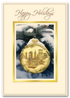 Mirrored Image Holiday Card HH1606
