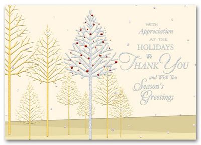 Glittering Grove Holiday Card HH1608