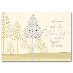 Glittering Grove Holiday Card