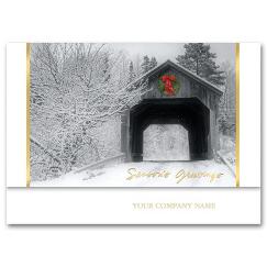 Covered Bridge Holiday Card