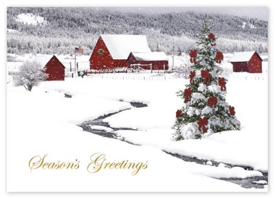 Rural Wonderland Holiday Card HH1616