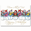Jolly Snowmen Holiday Card HH1618