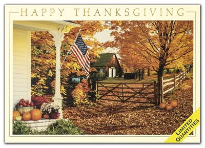 Fall Greetings Thanksgiving Card HH1619