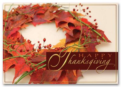 Memorable Thanksgiving Holiday Card HH1620