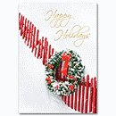 Charming Holiday Wreath Card HH1638
