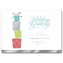 Tower of Gifts Holiday Card HH1667