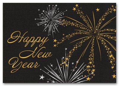 Starry Spectacular New Years Card HH1676