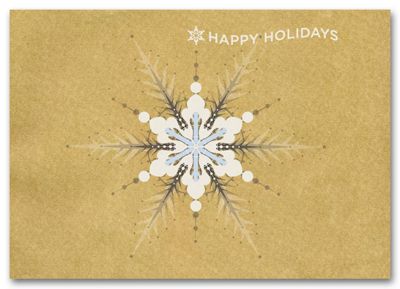 Stylized Snowflake Holiday Card HH1688