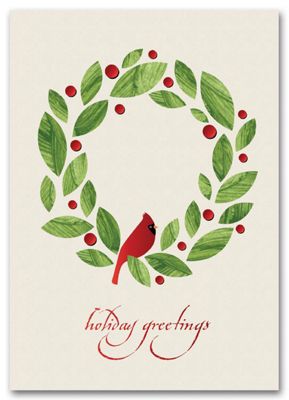 Peaceful Cardinal Holiday Card HH1696
