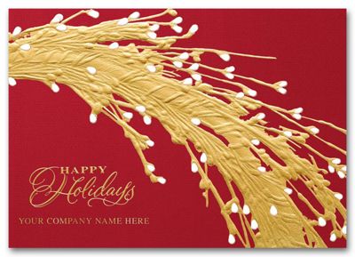 Golden Willows Holiday Card HH1698