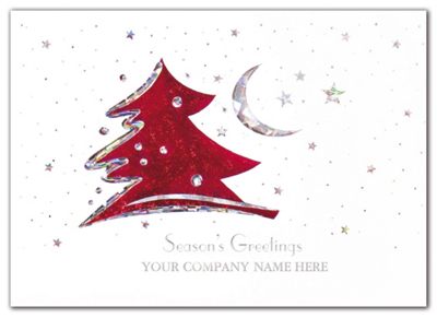 Business Christmas Cards - Contemporary Tidings HM09001