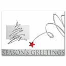 Business Christmas Cards - Silver Surprise HM09012
