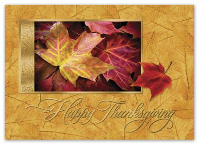 Thanksgiving Card -  Fall Impressions HM10028