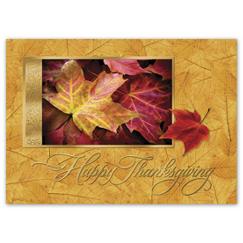 Thanksgiving Card -  Fall Impressions