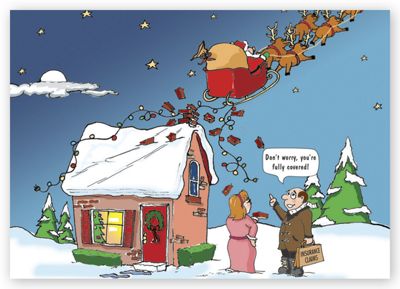 Claus Coverage Holiday Card HML1005