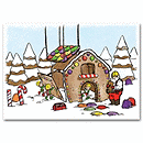 Gingerbread House Contractor/Builder Holiday Card HML1506