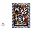 Wheel Art Automotive Holiday Card HML1510
