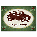 Vintage Tow Automotive Holiday Card HML1511