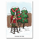 Holiday Trimmings Landscaping Holiday Card HML1513
