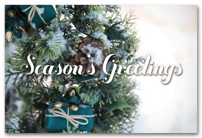 Early Snowfall Holiday Postcard HPC1201