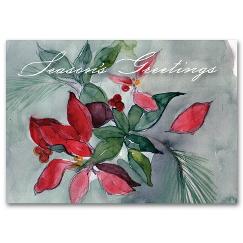 Seasonal Flora Holiday Card