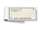 High Security Santa Fe Gift Certificates - Booked
