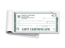 High Security Embassy Gift Certificates - Booked