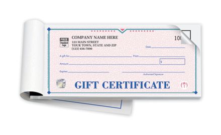 High Security St. Croix Gift Certificates - Booked
