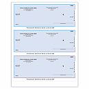 Unlined 3-To-A-Page Laser Check-Quicken, QuickBooks & Others, L3CHK1