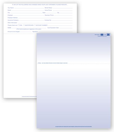 Statements, Laser, Credit Card